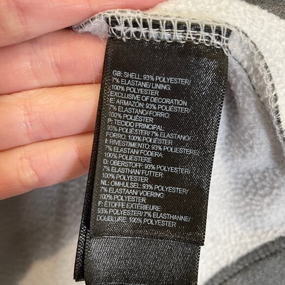 The North Face Women's 200wt Cinder Full Zip Jacket Heather Gray Black M - Picture 6 of 7